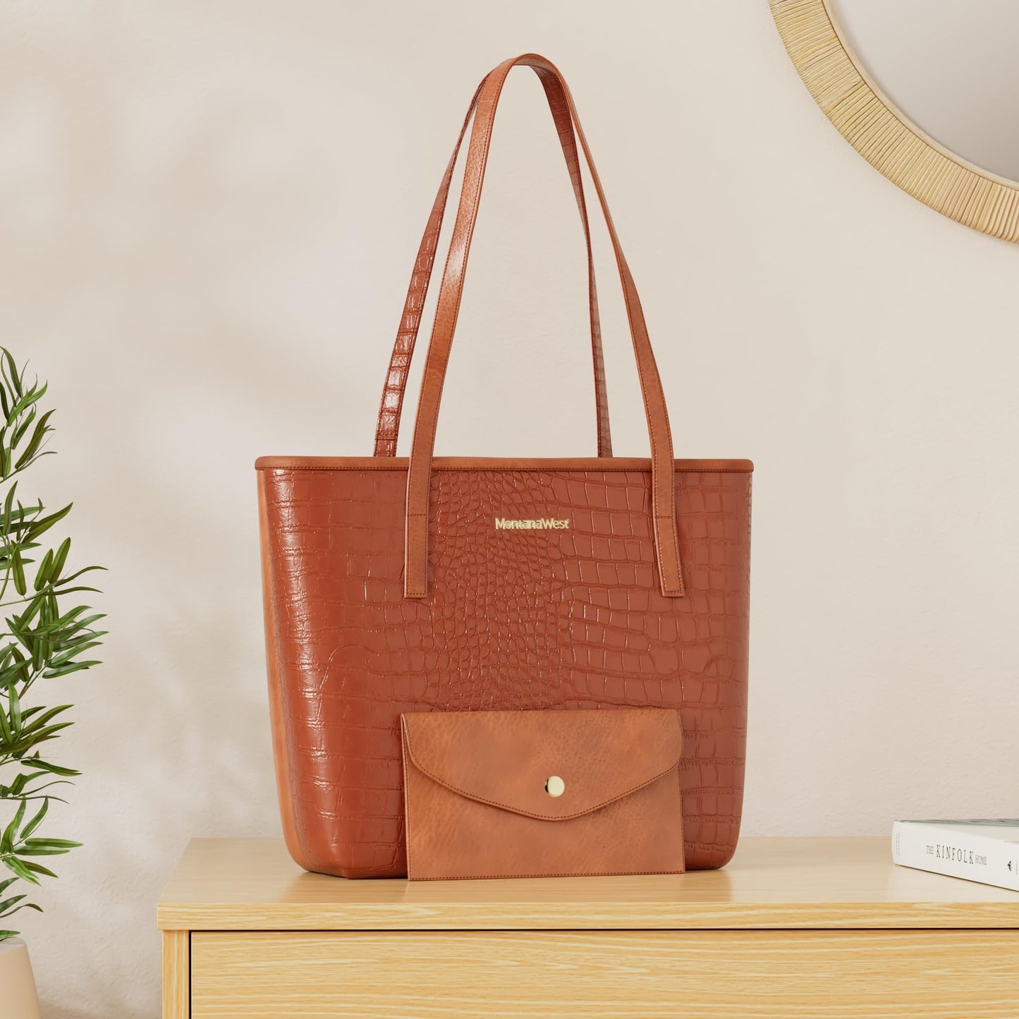 Montana West Tote Bag Vegan Leather