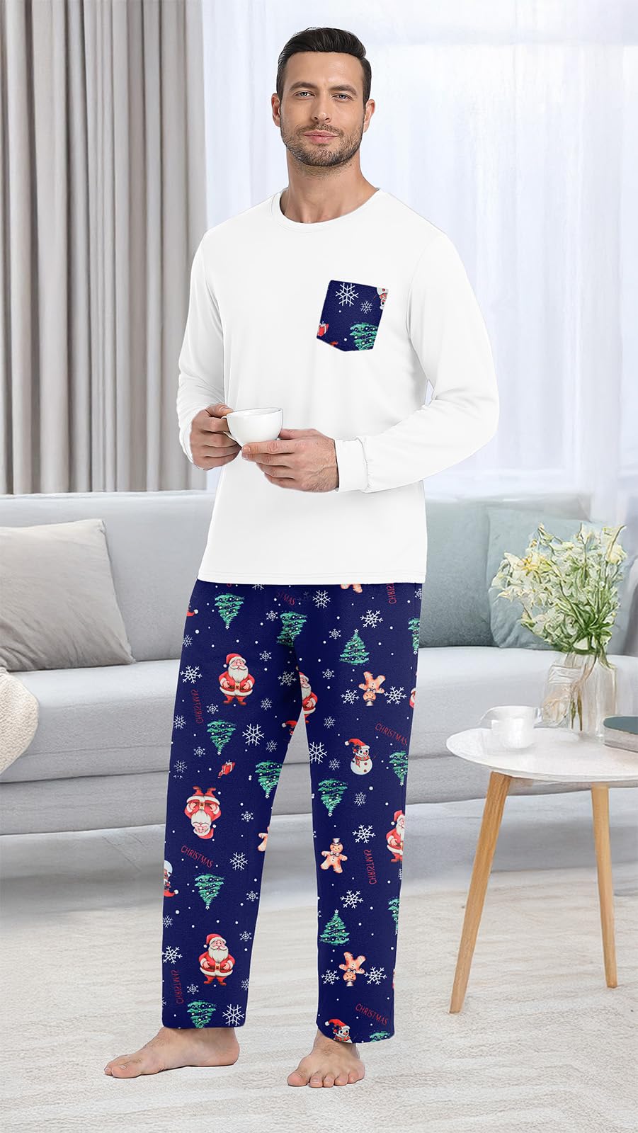 Long Sleeve Crewneck Pj Set