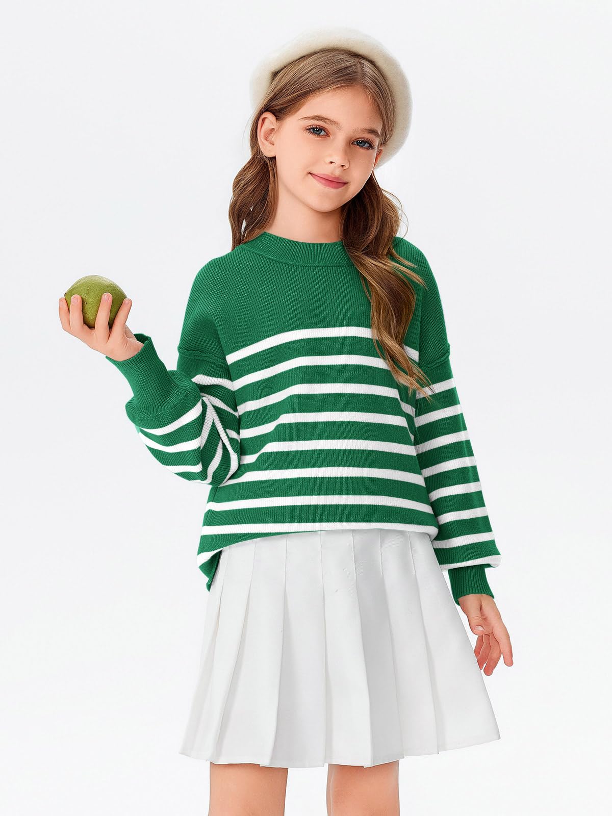 Striped Oversized Fashion Sweater - Purcell's Clothing Company - 