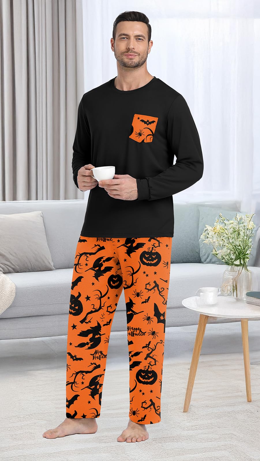 Long Sleeve Crewneck Pj Set