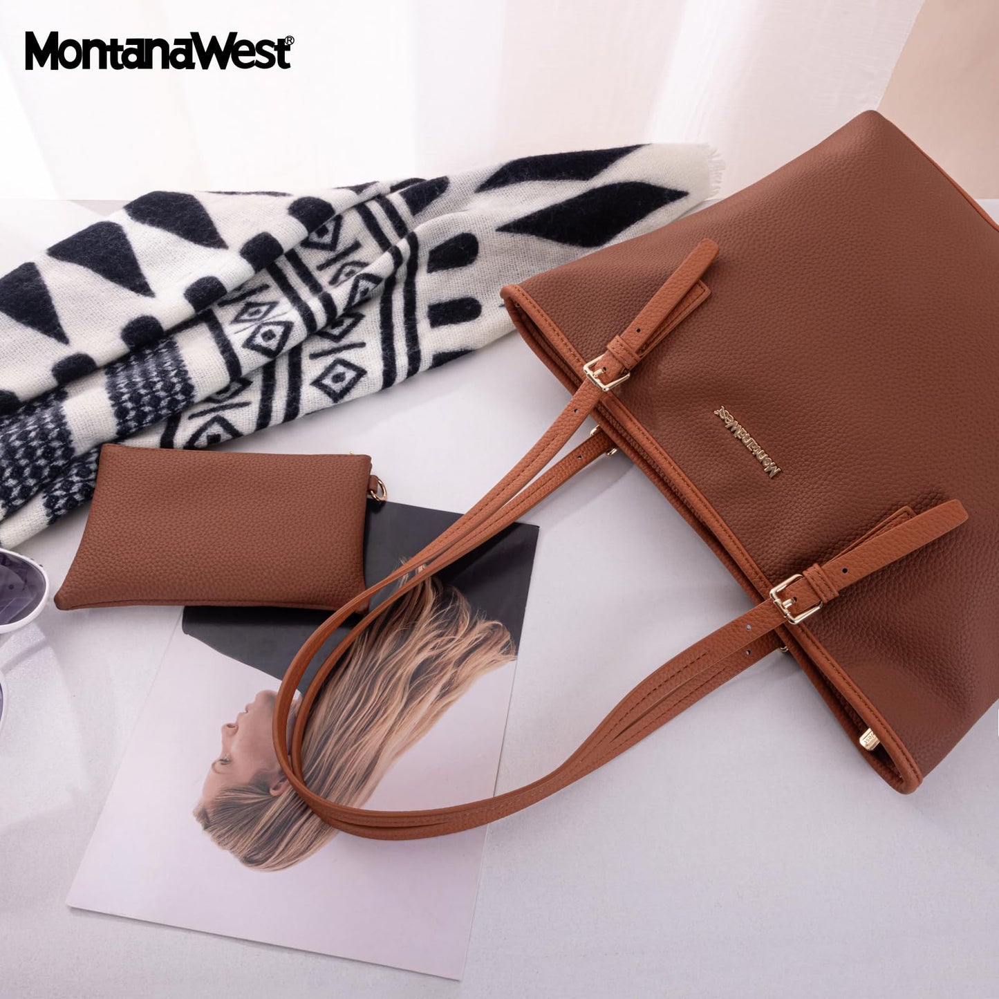 Montana West Tote Bag Vegan Leather