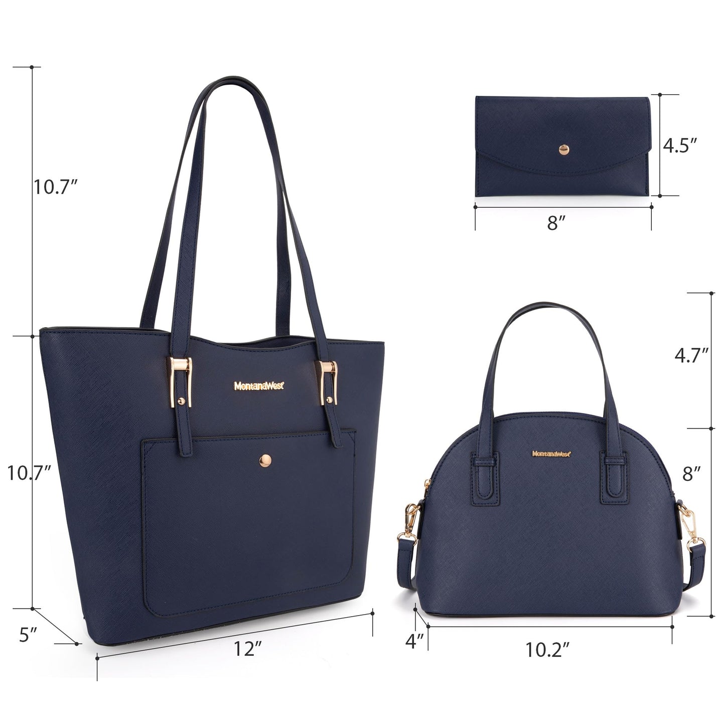 Montana West 3-Piece Handbag