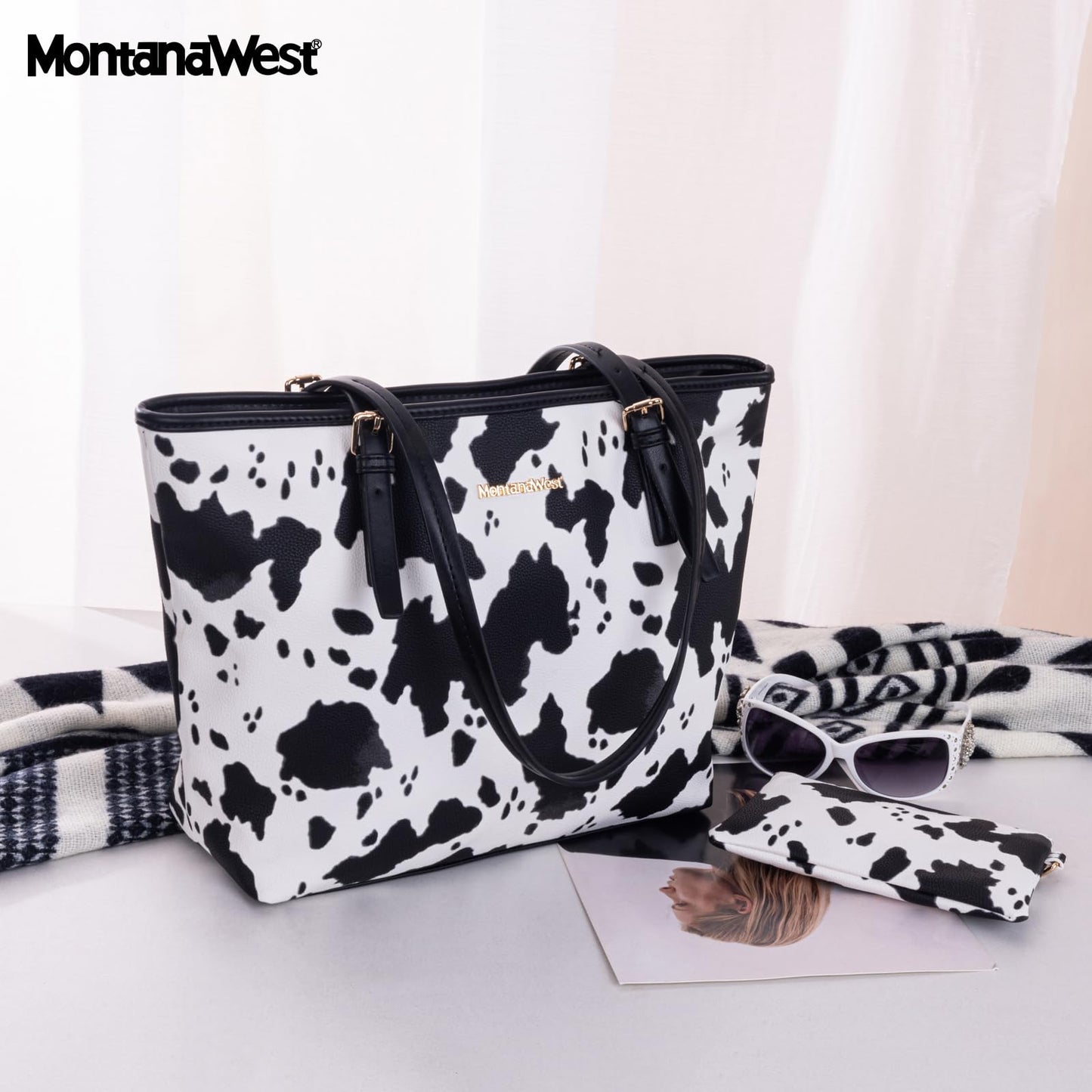 Montana West Tote Bag Vegan Leather