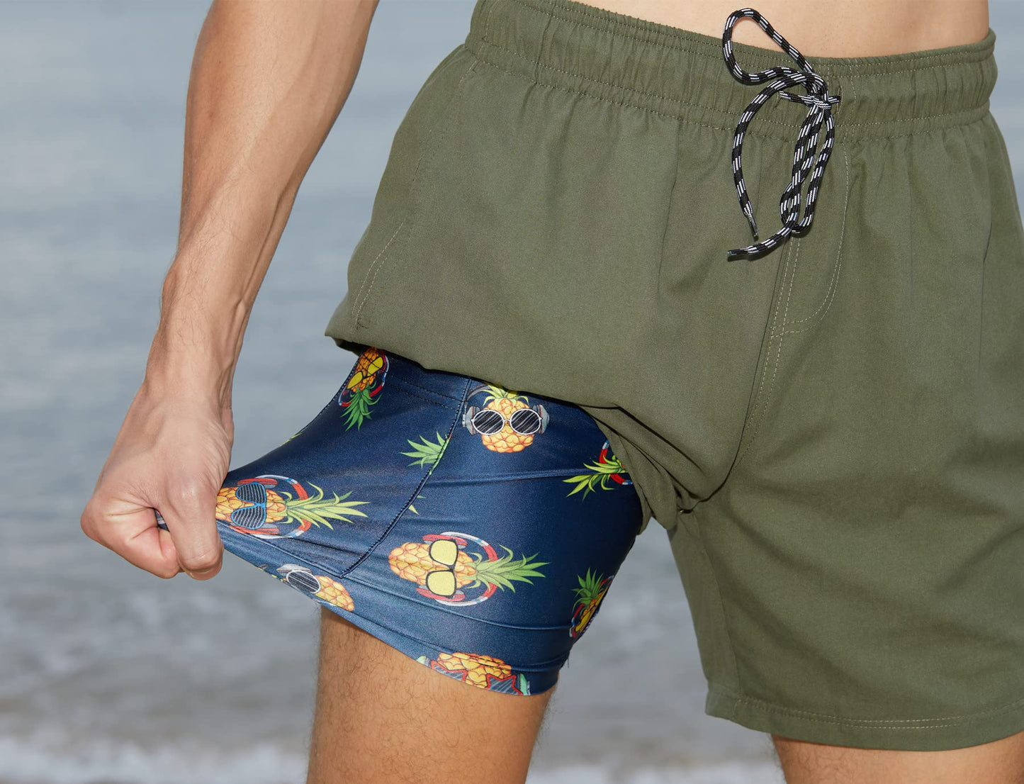 5.5" Inseam Anti-Chafe Swim Shorts