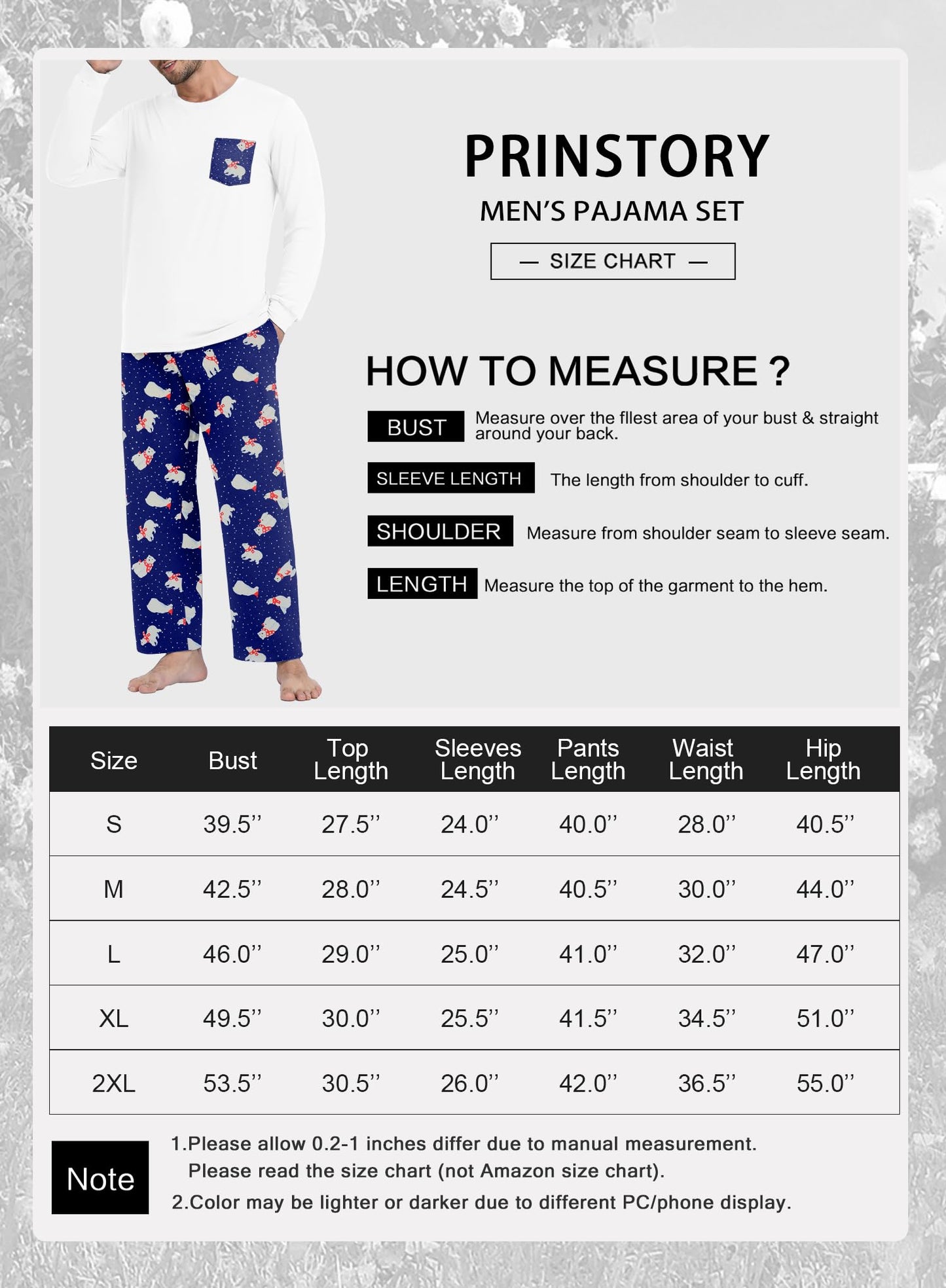 Long Sleeve Crewneck Pj Set