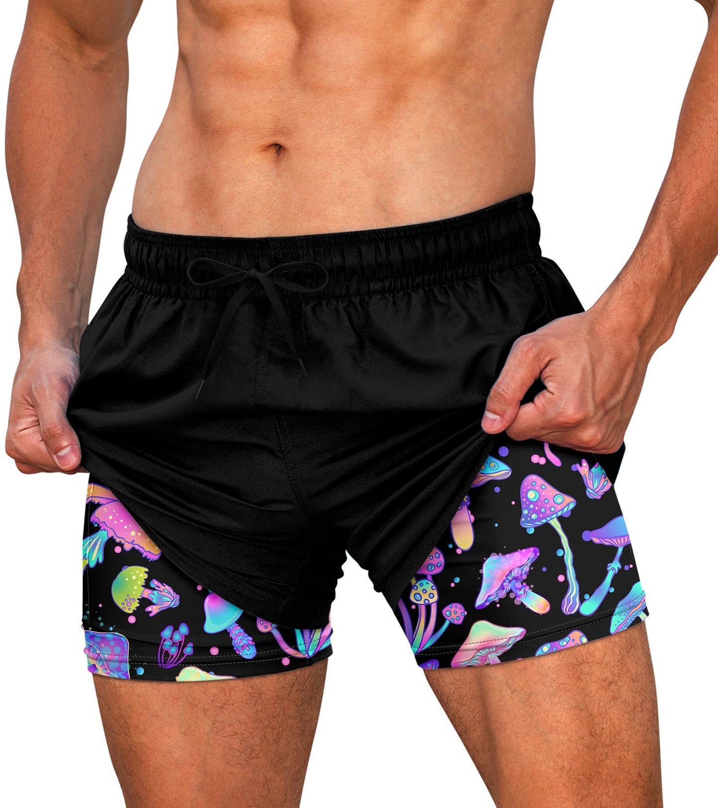 5.5" Inseam Anti-Chafe Swim Shorts