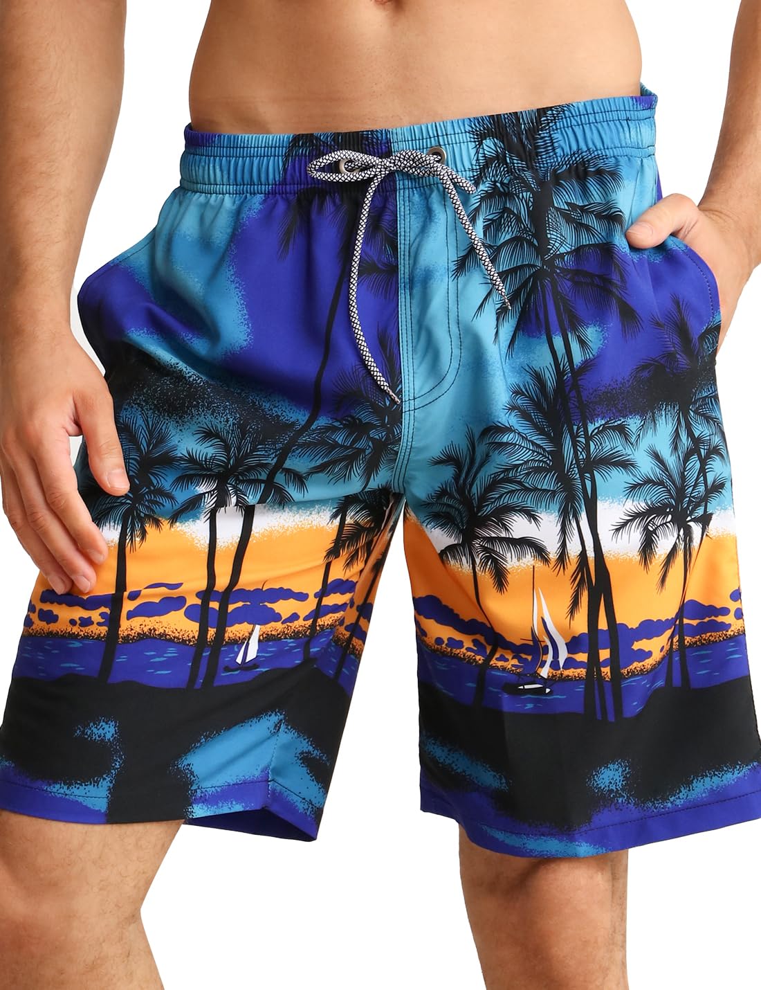 Trunks 9" Quick Dry Bathing Suit Big & Tall