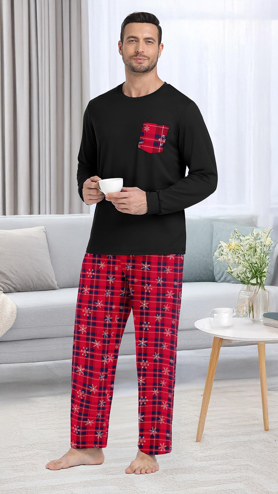 Long Sleeve Crewneck Pj Set