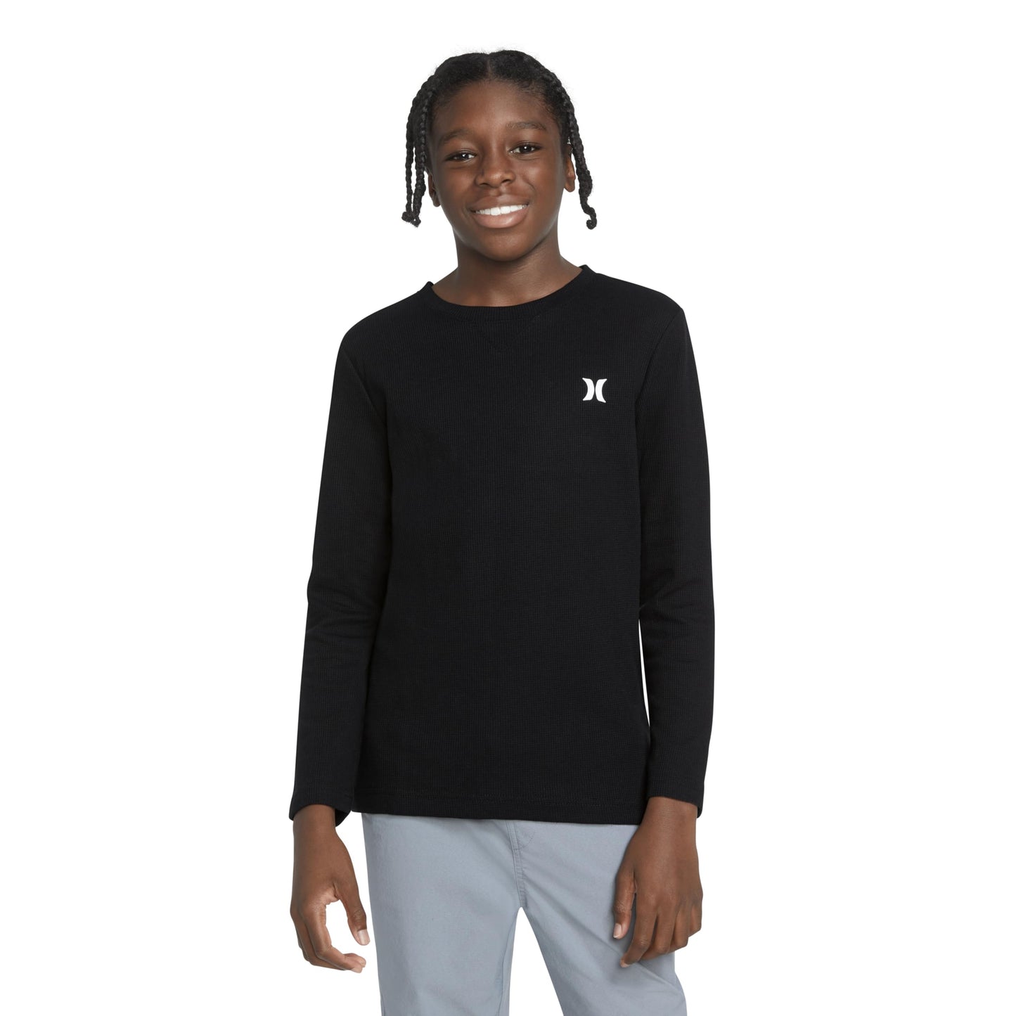 Hurley Long Sleeve Waffle Knit - Purcell's Clothing Company - 