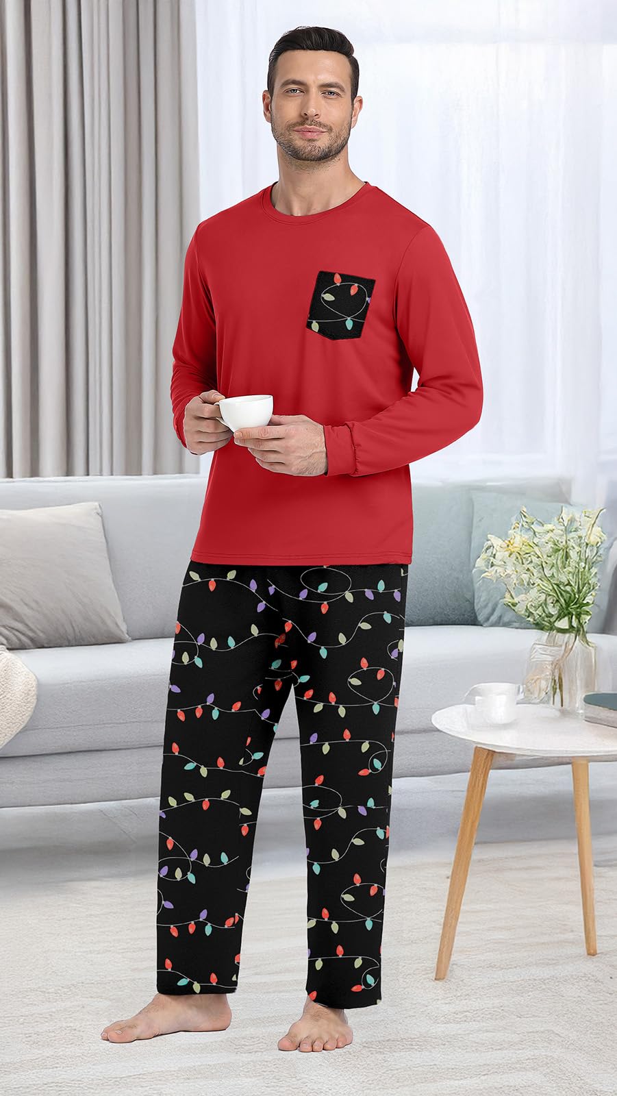 Long Sleeve Crewneck Pj Set