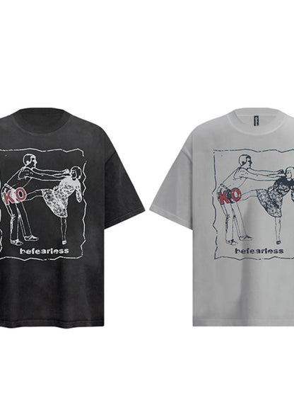 Men's Graphic Round Neck Short Sleeve T-Shirt - Purcell's Clothing Company