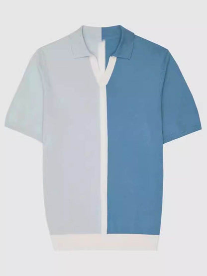 Two-Tone Short Sleeve Polo - Purcell's Clothing Company