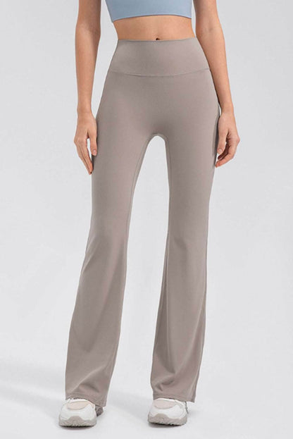 High Waist Straight Active Pants - Purcell's Clothing Company