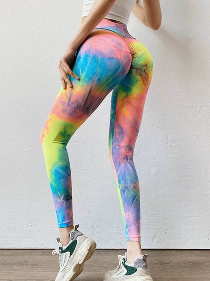 Tie-Dye High Waist Active Leggings - Purcell's Clothing Company