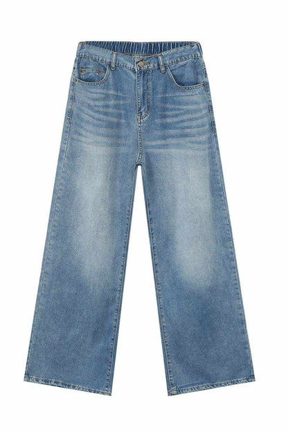 Men's Washed Straight Jeans - Purcell's Clothing Company