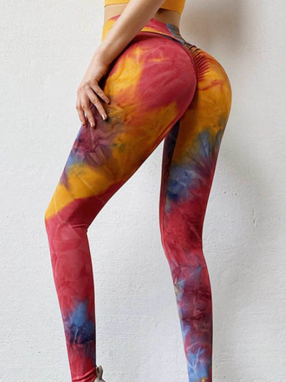 Tie-Dye High Waist Active Leggings - Purcell's Clothing Company