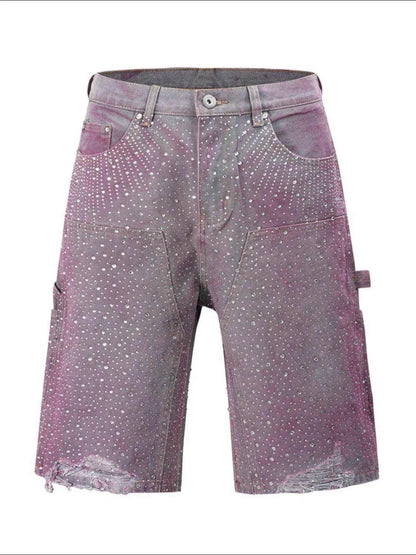Men's Rhinestone Shorts with Pockets - Purcell's Clothing Company