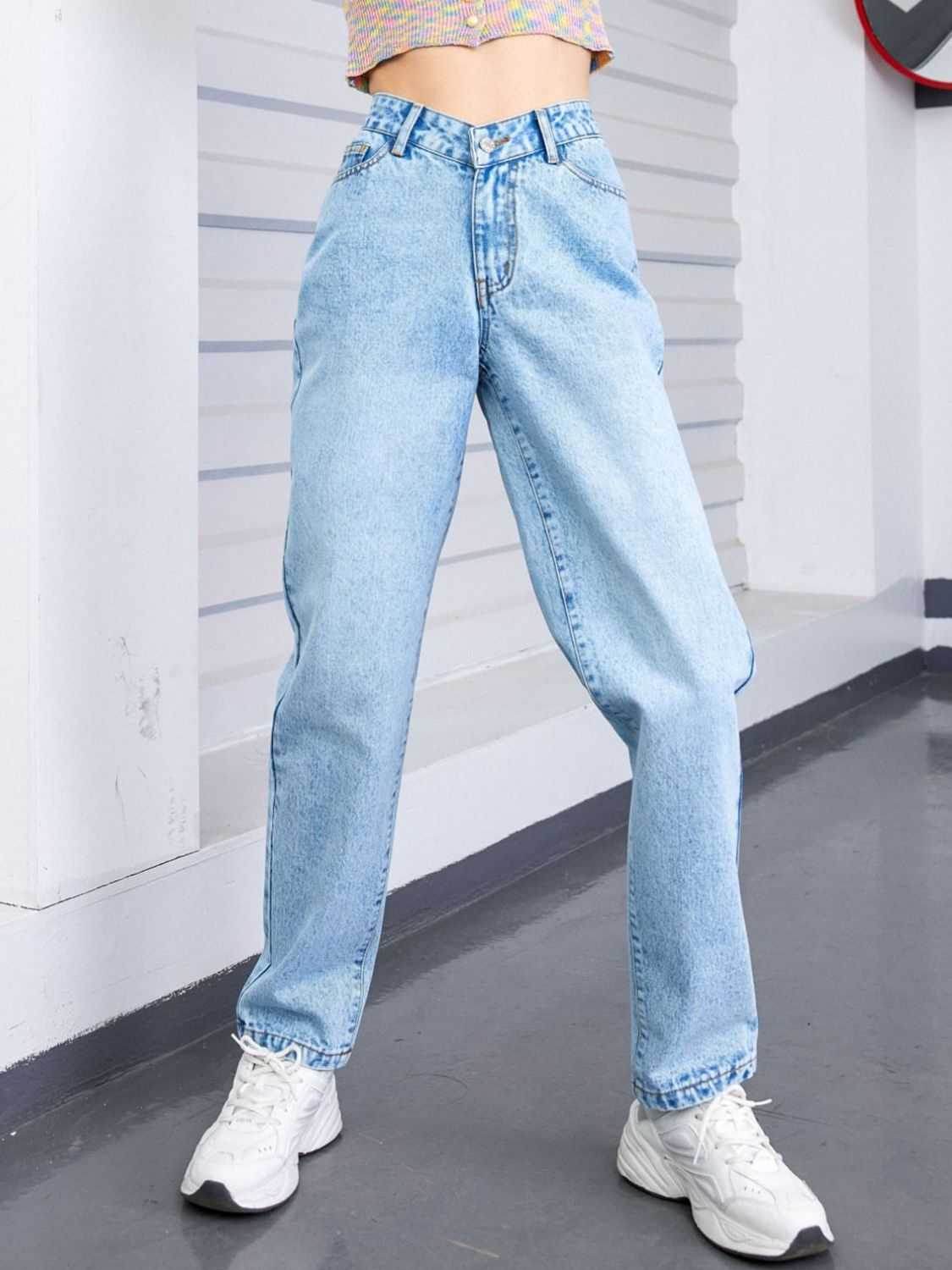 Straight Leg Jeans with Pockets - Purcell's Clothing Company