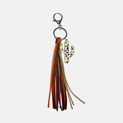 Cactus Keychain with Tassel - Purcell's Clothing Company