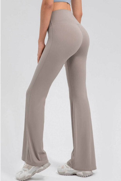 High Waist Straight Active Pants - Purcell's Clothing Company