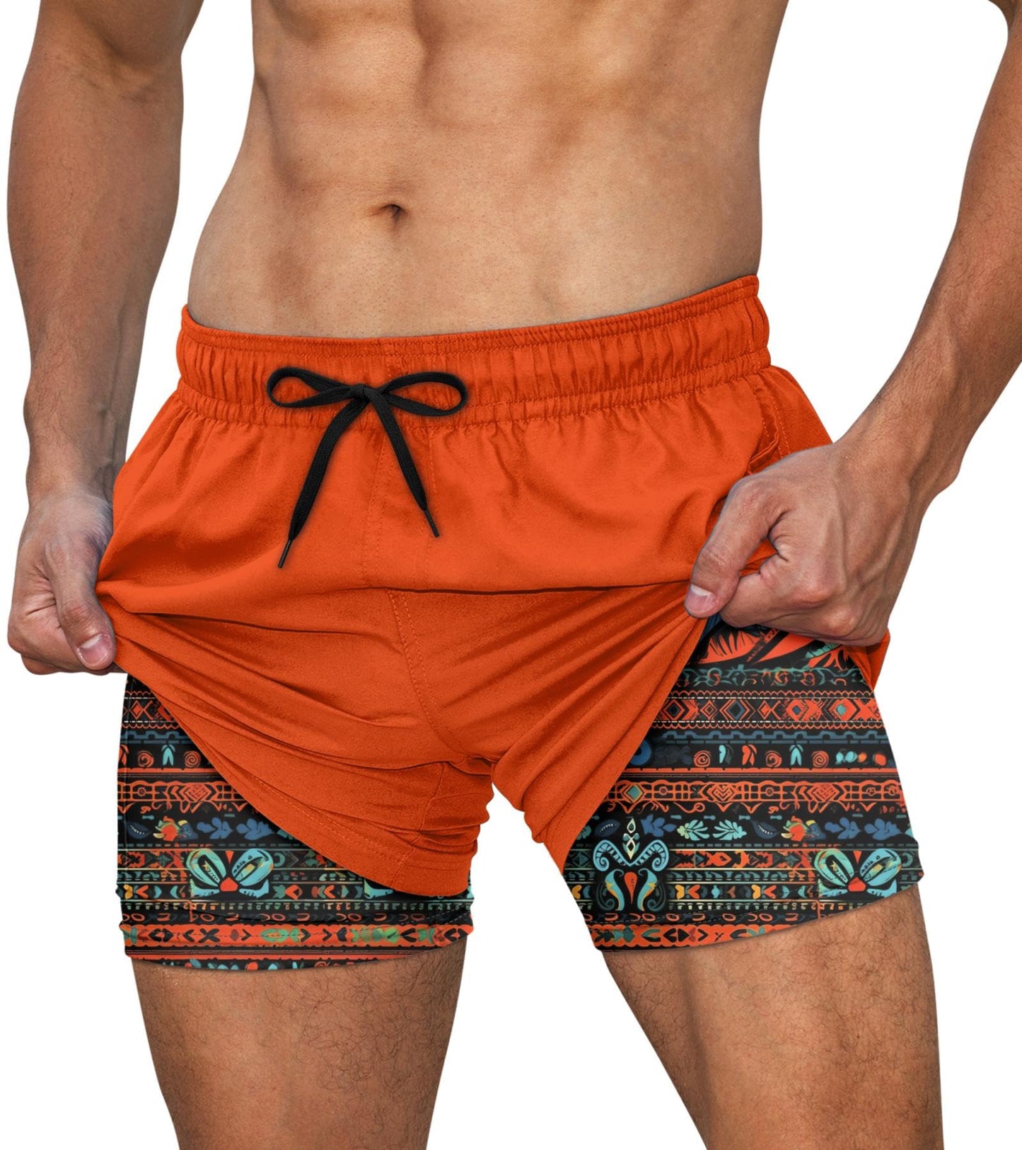 5.5" Inseam Anti-Chafe Swim Shorts