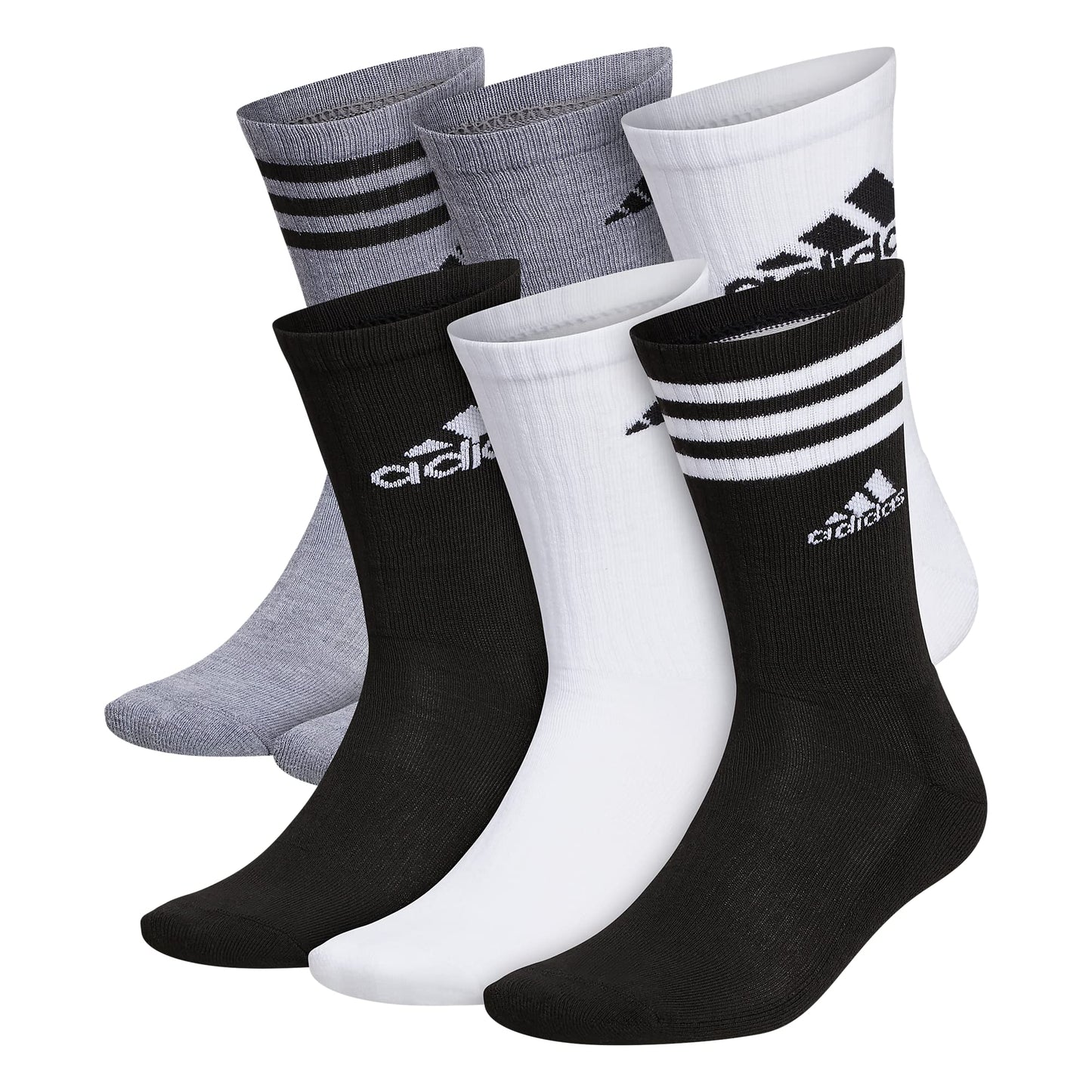 ADIDAS Athletic Crew Socks (6-Pairs)