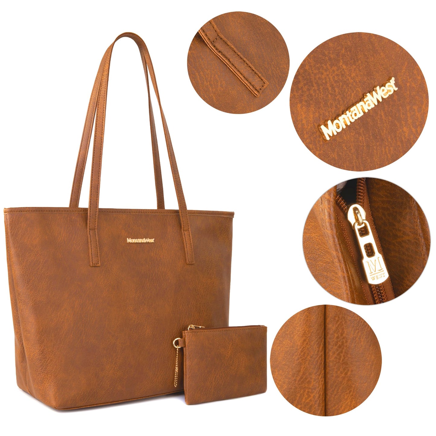 Montana West Tote Bag Vegan Leather