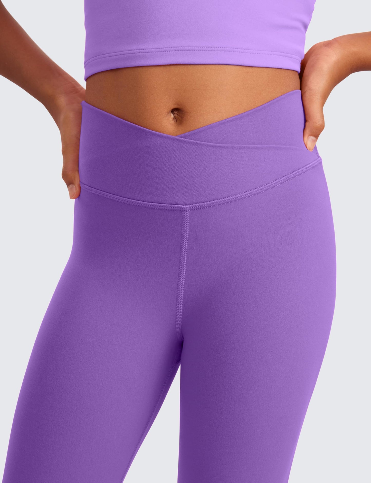 High Waist Crossover Yoga Pants