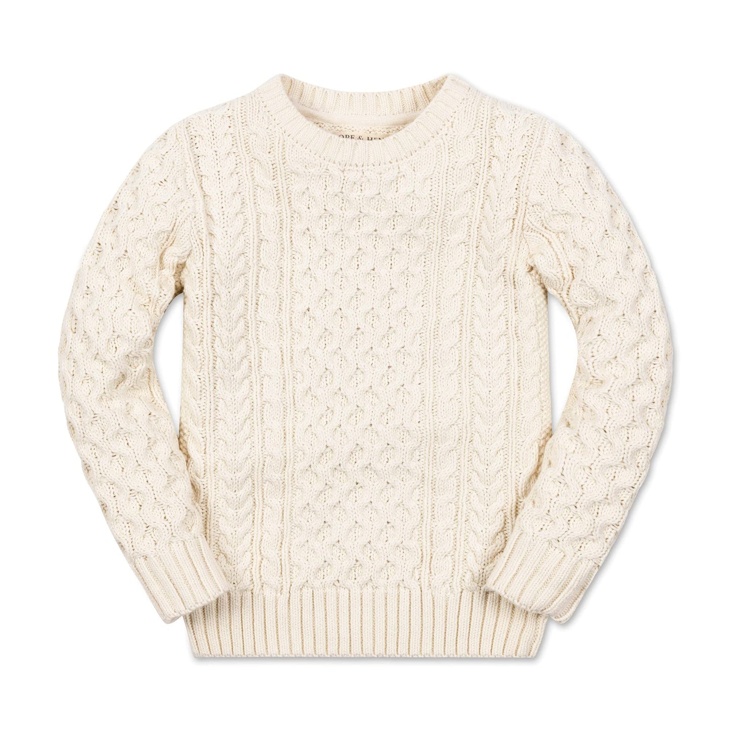 Hope & Henry Boys' Long Sleeve Crew Neck Pullover