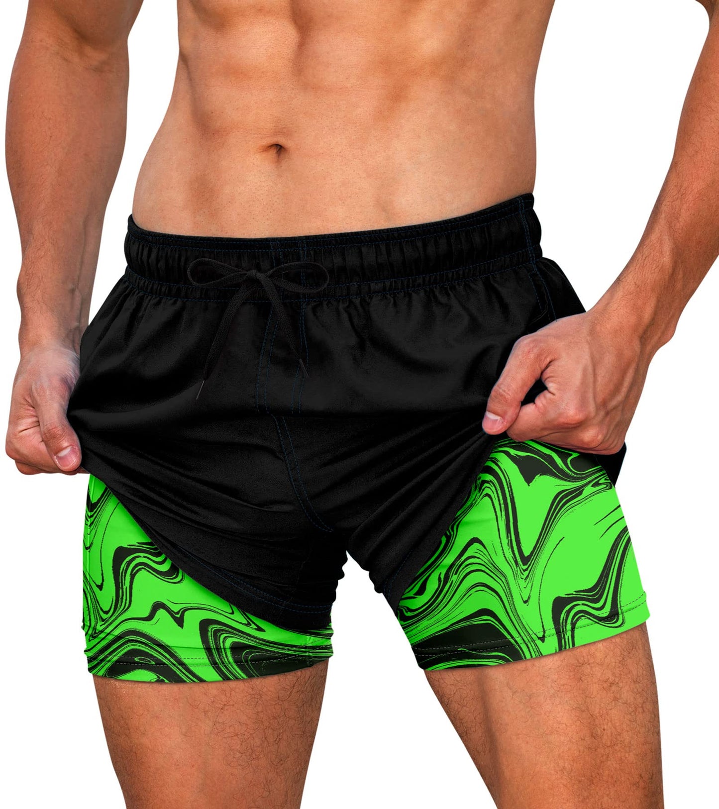 5.5" Inseam Anti-Chafe Swim Shorts