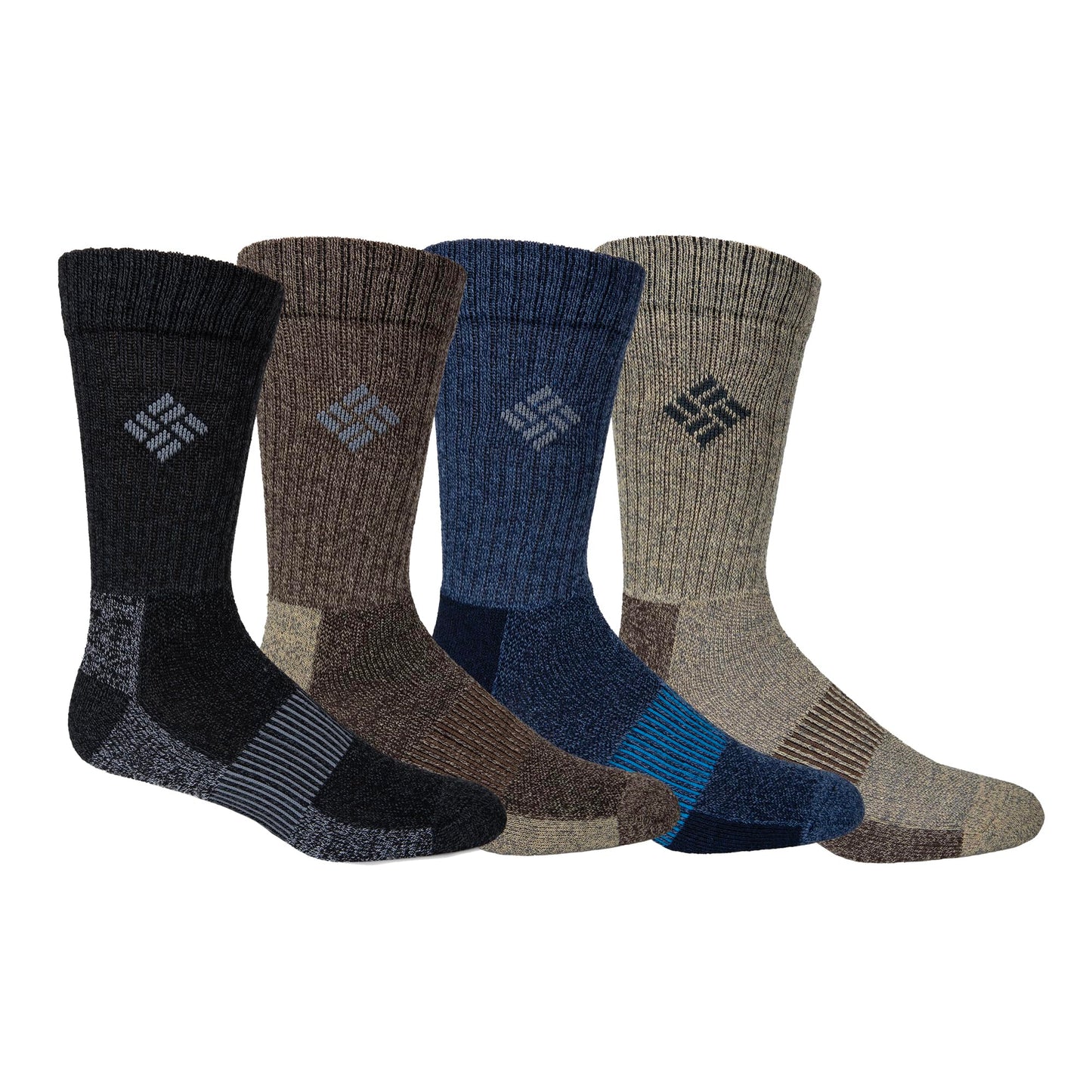 Columbia Moisture Control Crew Socks (4-Pack)