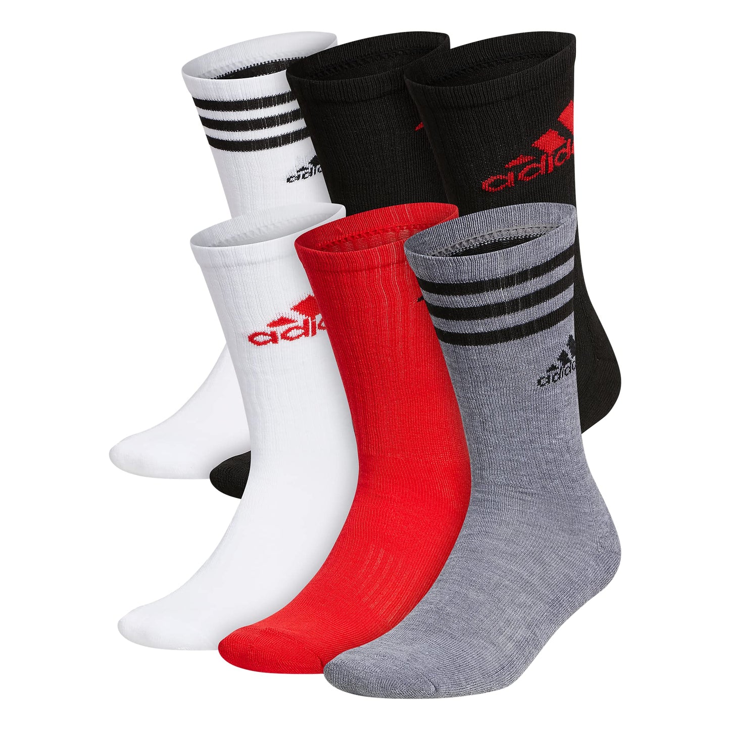 ADIDAS Athletic Crew Socks (6-Pairs)