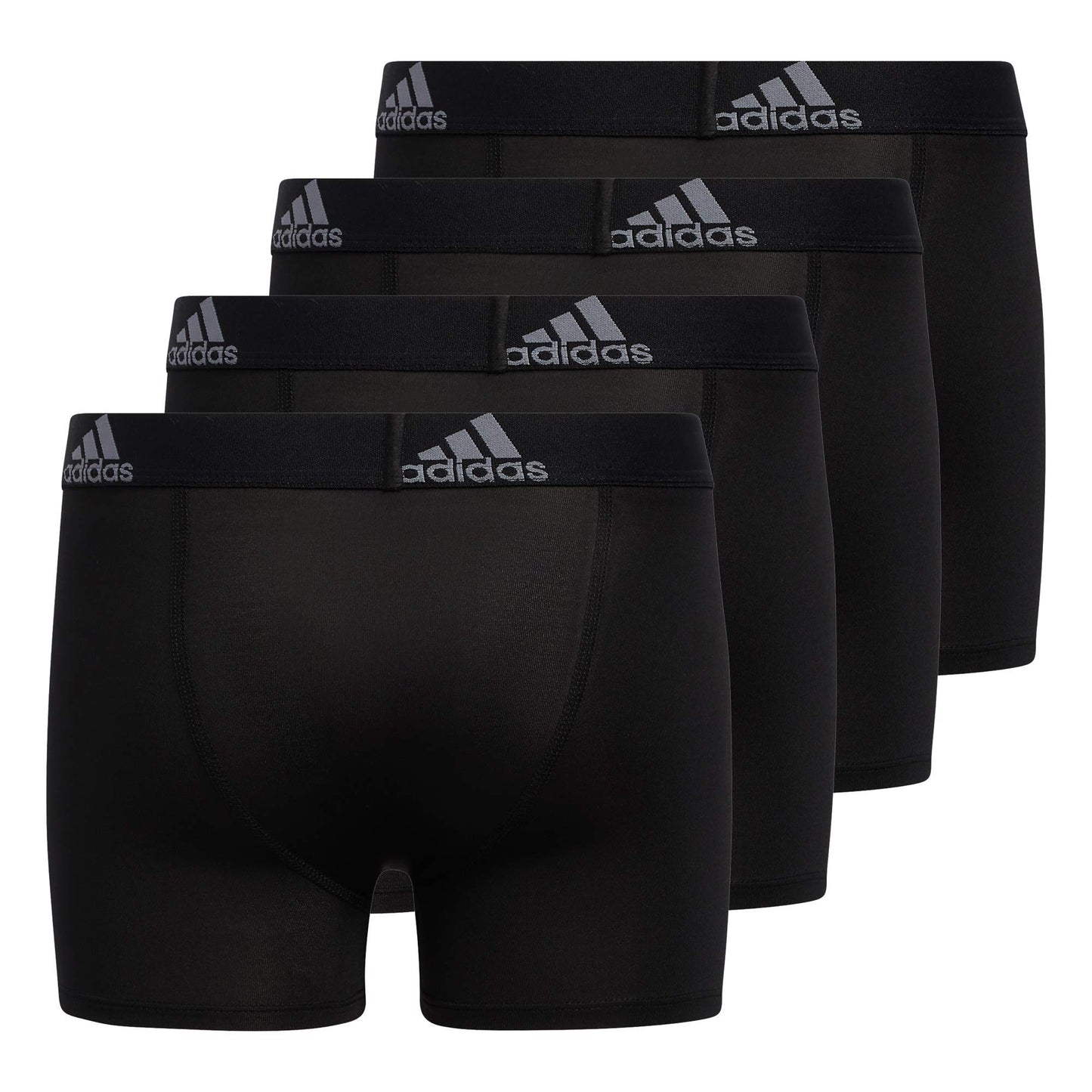 Adidas Athletic Fit Microfiber Boxer Brief (4 - Pack) - Purcell's Clothing Company - 