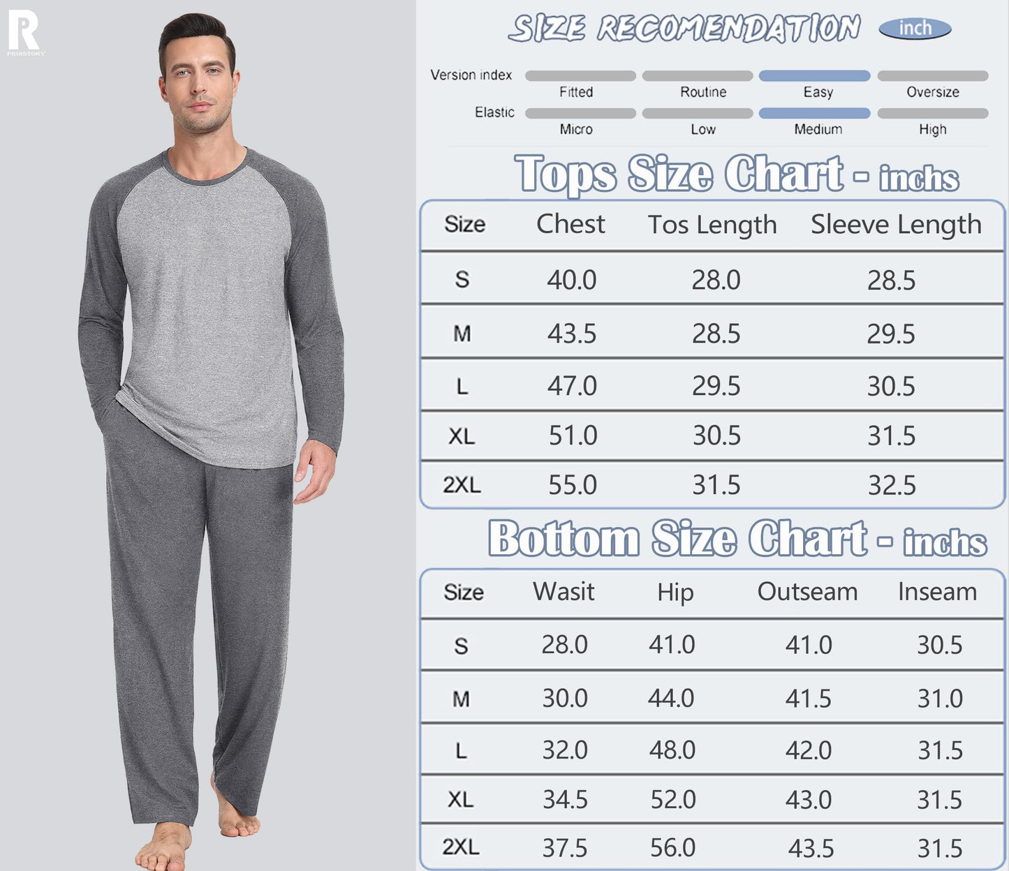 Long Sleeve Crewneck Pj Set