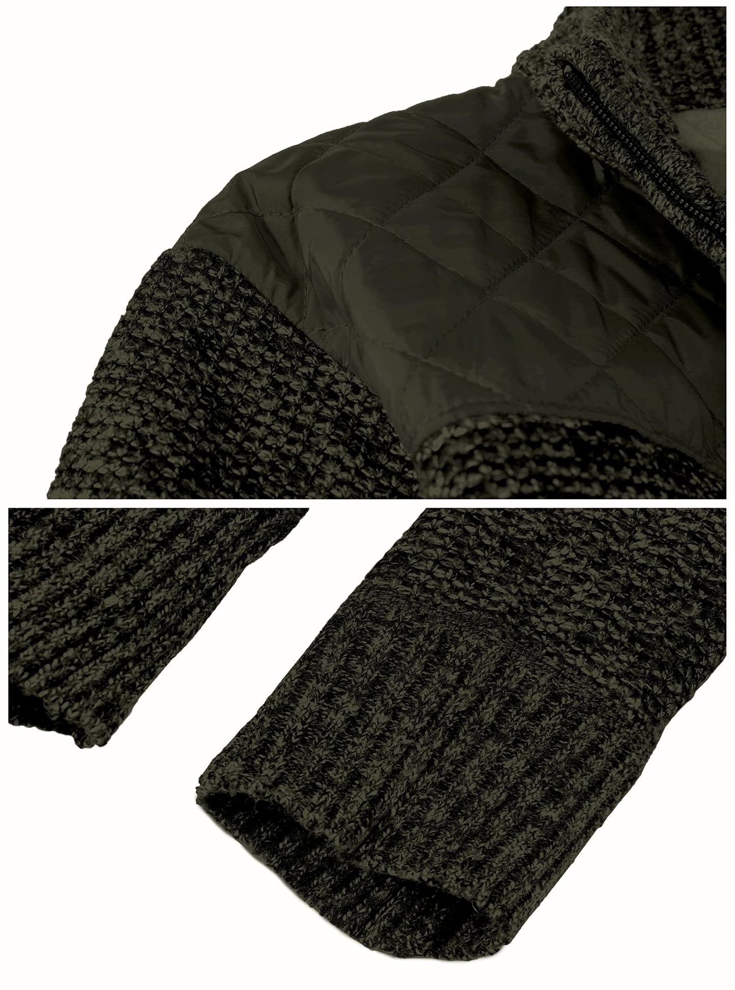 Regular Knitted Full Zip Cardigan