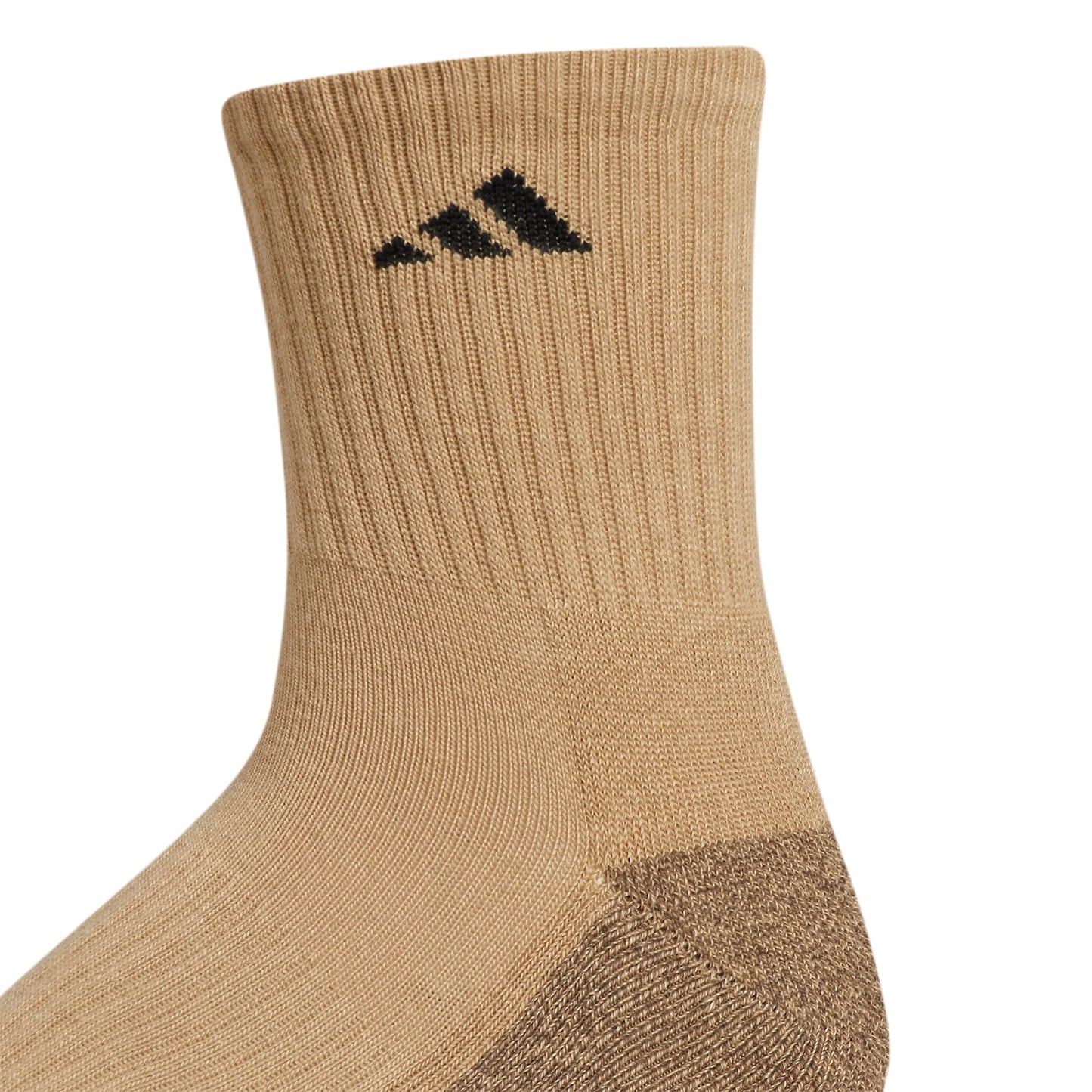 Cushioned Adidas Mid-Crew Socks (3-Pair)