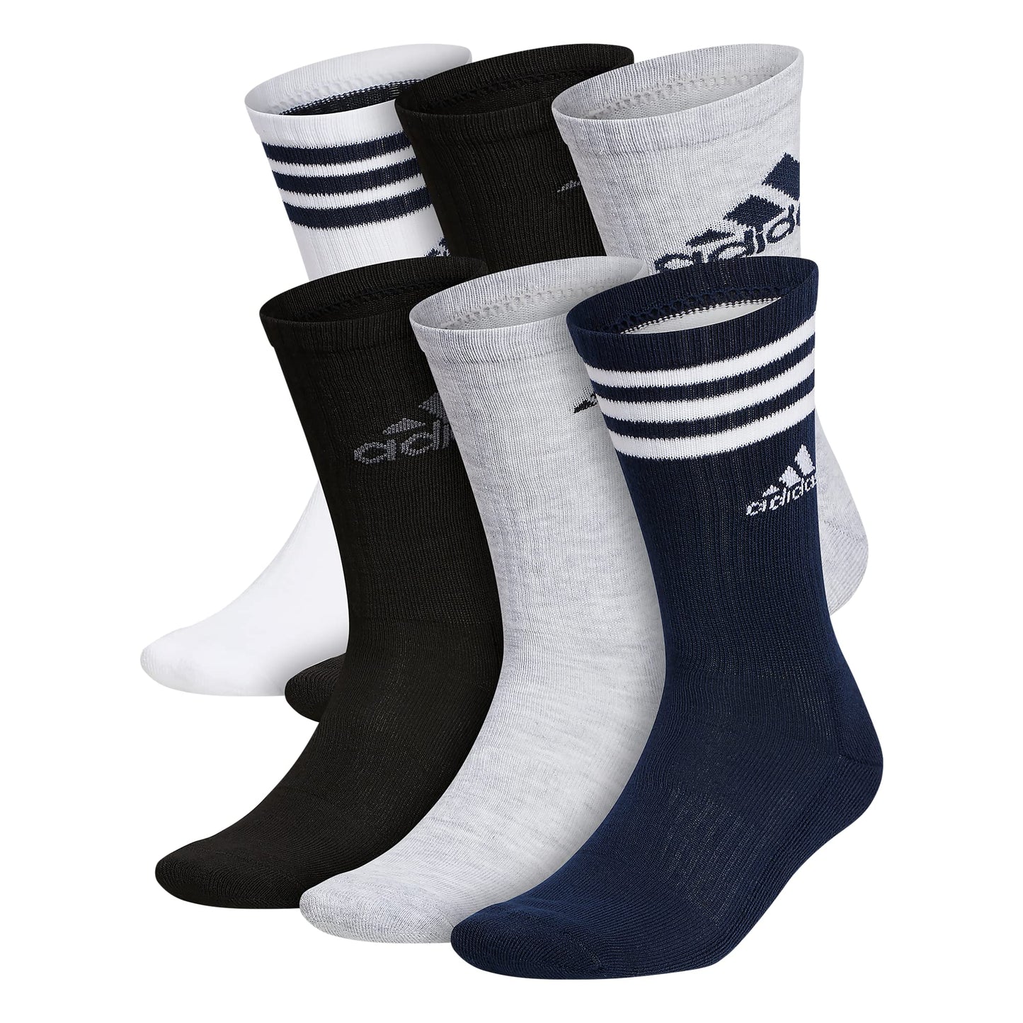 ADIDAS Athletic Crew Socks (6-Pairs)