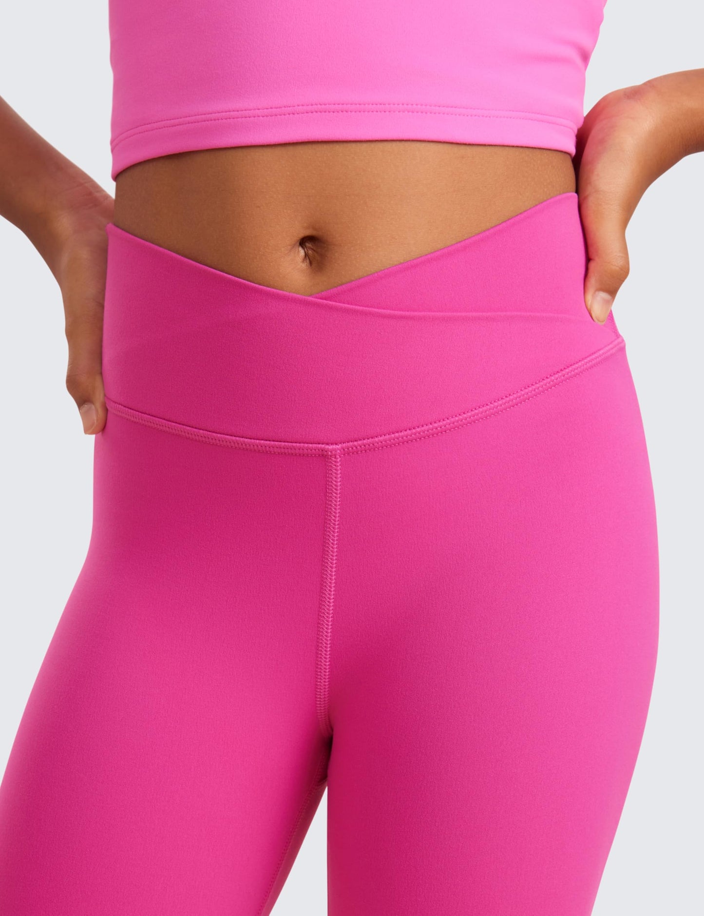 High Waist Crossover Yoga Pants