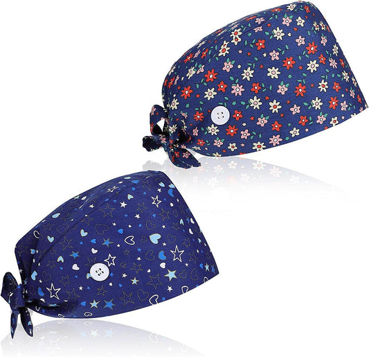 2-Piece Unisex Adjustable Scrub Cap - Purcell's Clothing Company