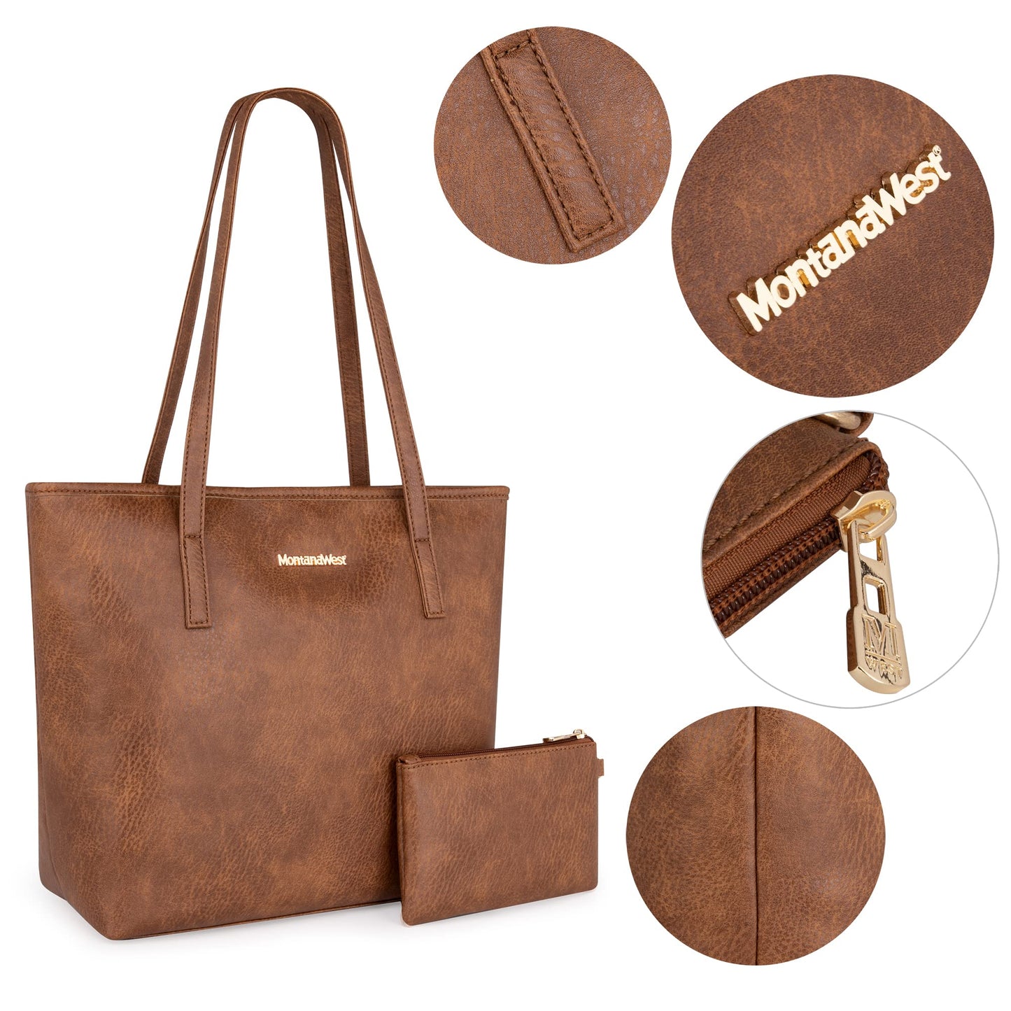 Montana West Tote Bag Vegan Leather