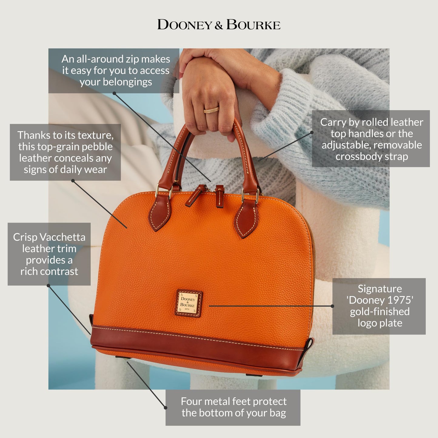 Dooney & Bourke Zip Zip Satchel