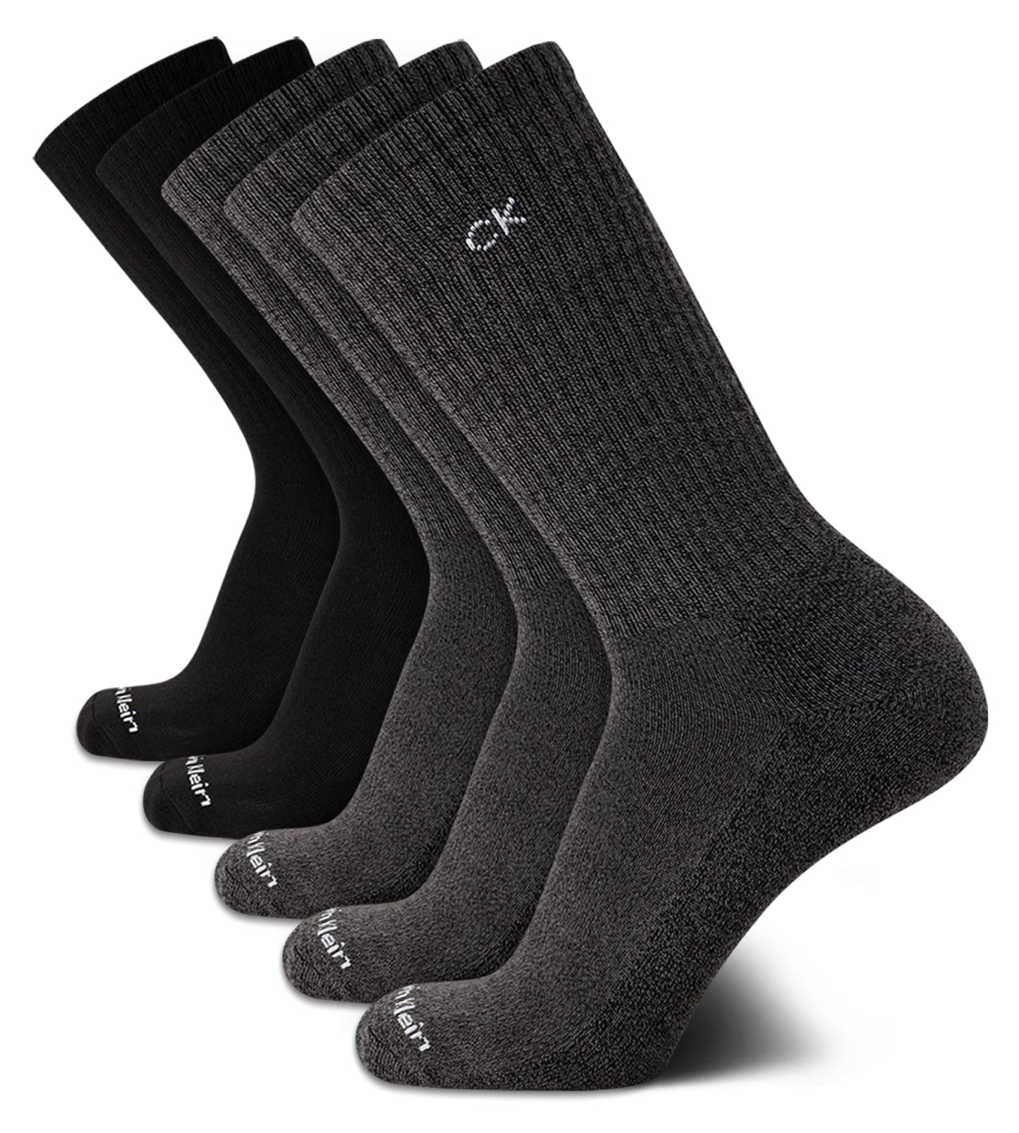 Calvin Klein Cushioned Crew Socks (5-Pair)