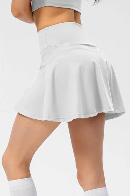 High Waist Wide Waistband Active Skirt - Purcell's Clothing Company