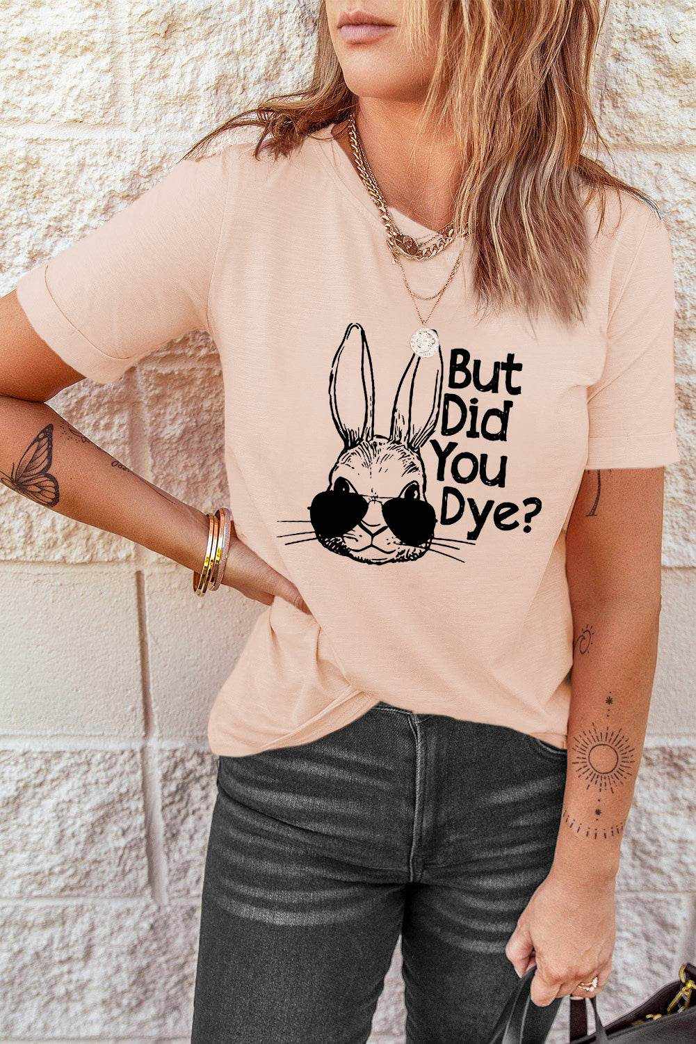 Rabbit Graphic Round Neck T-Shirt - Purcell's Clothing Company