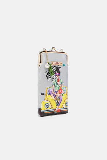 Nicole Lee USA Printed Kisslock Phone and Sunglass Purse - Purcell's Clothing Company
