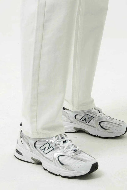 Washed Straight-Leg Slim Jeans - Purcell's Clothing Company