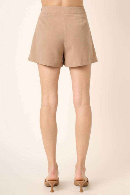 Mittoshop Side Invisible Zipper Pleated Shorts - Purcell's Clothing Company