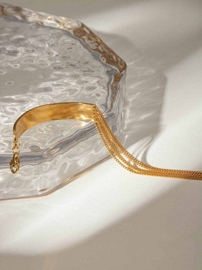 18K Gold-Plated Stainless Steel Bracelet - Purcell's Clothing Company