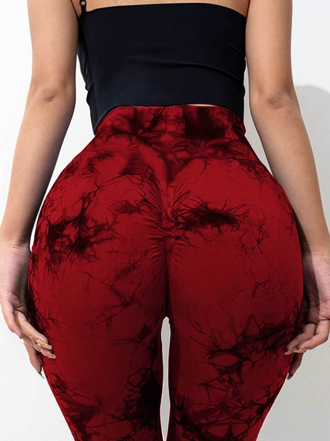 Tie-Dye High Waist Active Leggings - Purcell's Clothing Company