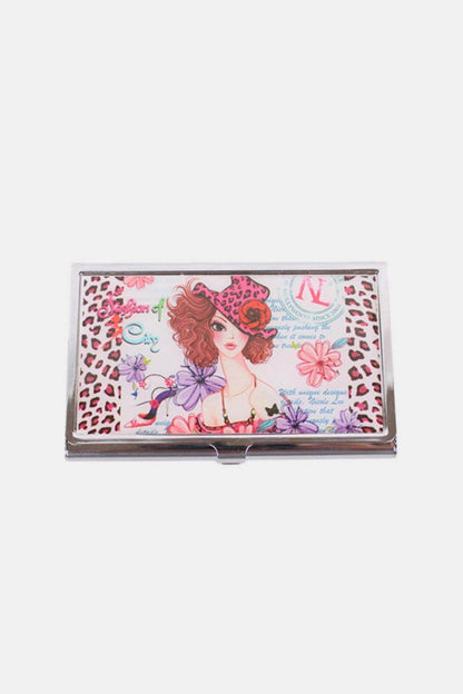 Nicole Lee USA Printed Business Card Case - Purcell's Clothing Company
